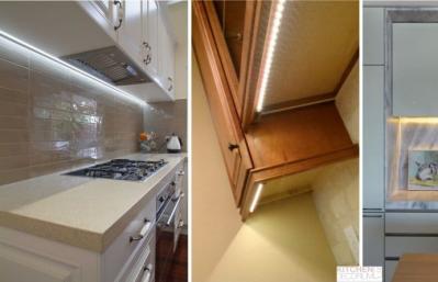 LED apšvietimas virtuvei nuo A iki Z